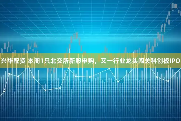 兴华配资 本周1只北交所新股申购，又一行业龙头闯关科创板IPO